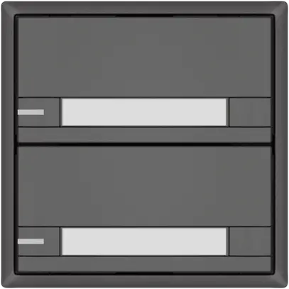 Pulsante KNX RGB EDIZIO.liv SNAPFIX® sensore temp.RGB-LED targ.2× com.2T grs 