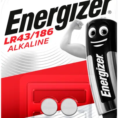 Knopfzelle Alkali Energizer LR43 1.5V Blister à 2Stück 