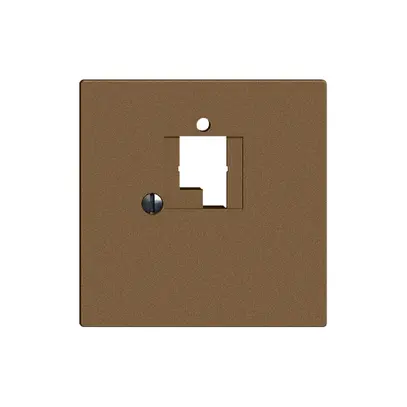 Plaque frontale EDIZIOdue 1×TT coffee 