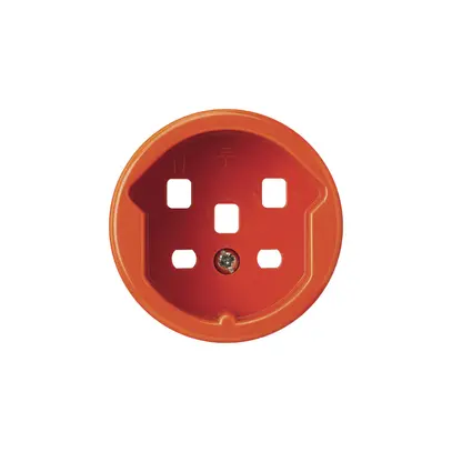 Kit frontal HA basico pour prise type 25 avec bornes enfichables orange 