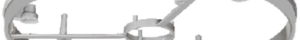 Anneau frontal avec joint Ø200mm pour KompaX 1…3 Kaiser 