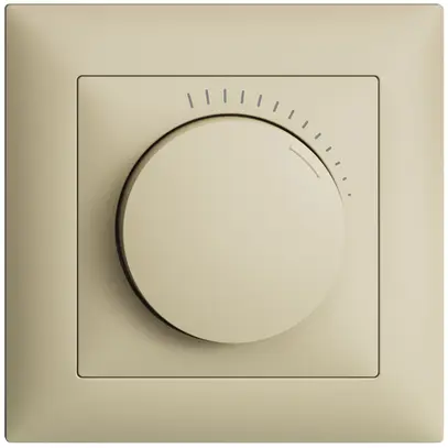 Régulateur de vitesse ENC EDUE 230VAC, 1 phase, 20…400VA, 88×88mm, vanille 