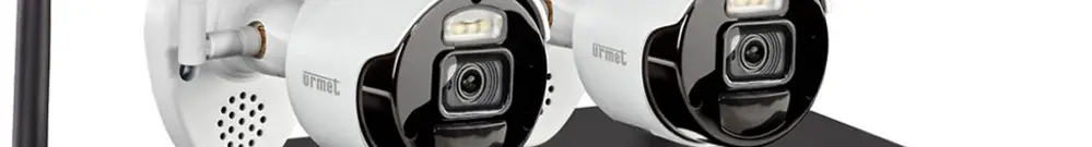 Sistema di videosorveglianza Urmet standard 2×telecamere 2MP Wi-Fi HDMI 1TB 