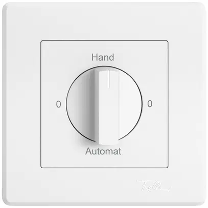 Interrupteur rotatif ENC EDIZIO.liv SNAPFIX® manette 2/1L 0-Hand-0-Automat bc 