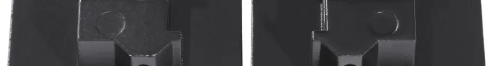 Bouchon de fermeture EGLO pour rail conducteur 3-phases, noir, 2 pièces 