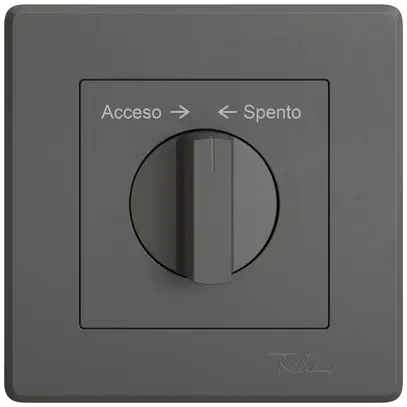 Kit di montaggio INC EDIZIO.liv SNAPFIX® pul.girevole mano.Acceso → ← Spento grs 