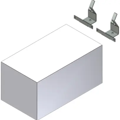 Kit per calcestruzzo 57250/57255 per scatola di raccordo murale WAD 