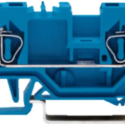 Borne de passage WAGO 4mm² bleu 