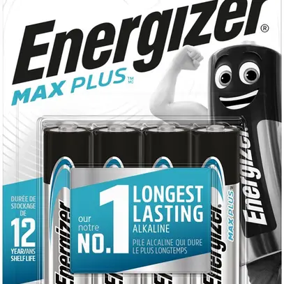 Batterie Alkali Energizer Max Plus AA LR6 1.5V Blister à 4 Stück 