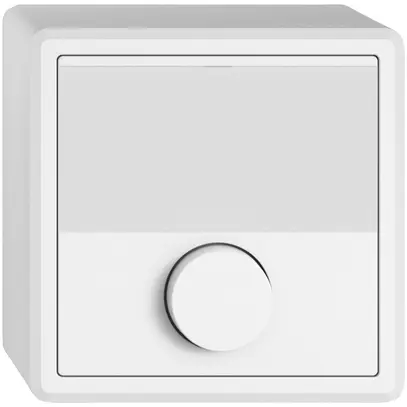 Contact à poussoir de sonnerie AP EDIZIO.liv SNAPFIX® 6A 250V étiquette bc 