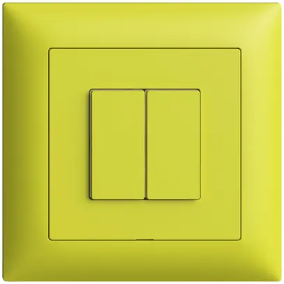Interruttore INC 2K/2T Edue Wiser lemon 