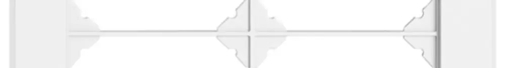 Telaio di copertura INC EDIZIO.liv SNAPFIX® 4×2/2×4 156×276mm bi 