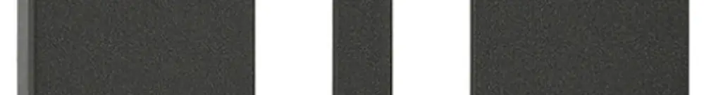 Cache Living Now 2 modules pour prise USB type A noir 