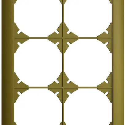 Telaio di copertura EDIZIOdue 2×3 olive 