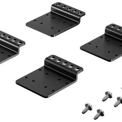 Angolo di montaggio Rittal VX 5302.110 per VX IT 600mm nero 4pz 