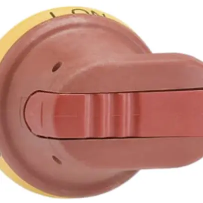 Impugnatura a pistola ABB OHY45J6E311, per OT16…125F_C, IP65, 45mm, rosso/giallo 