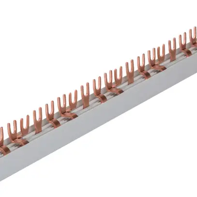 Pettine di raccordo Gewiss 90 AM 4P 4Ph forca 80A 1000mm 56UM grigio 