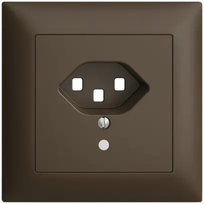 Kit frontale INC EDIZIOdue coffee 88×88mm T23 con lente 
