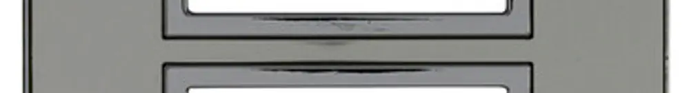 Intestazione INC Legrand Arteor 4×1 verticale 92×269mm Stainless Steel 