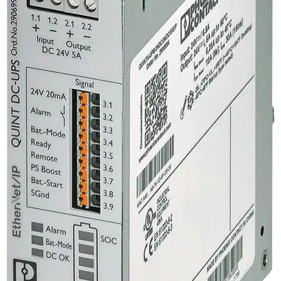 Impianto UPS PX QUINT4-UPS/24DC/24DC/5/EIP Modbus IN 24VDC OUT 24VDC/5 A 