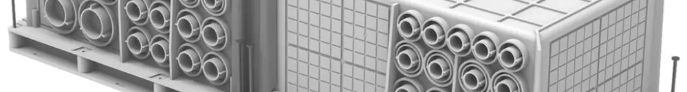 Boîte de coffrage double ENC Multibox XL 575×208×152 mm 