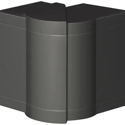 Angolo esterno tehalit regolabile p.BR 65×100mm copertura 80mm nero grafite 