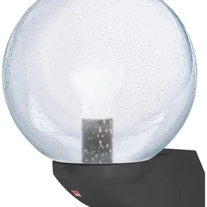 Applique ALC avec verre à bulles, noir 