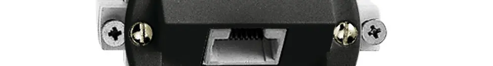 Presa INC 1×RJ45/u 4P nero ITplus P 43mm 