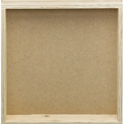 Scatola incastrata robusto 4×4 legno grezzo 