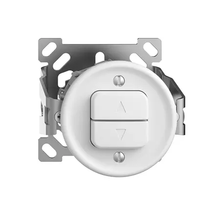 Interrupteur pour stores AP STANDARDdue blanc 1 canal, sans capot 