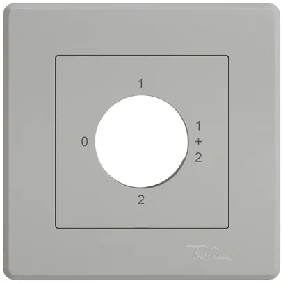 Kit di montaggio INC EDIZIO.liv SNAPFIX® p.interr.rot.c.chius.0-1-1+2-2 grc 