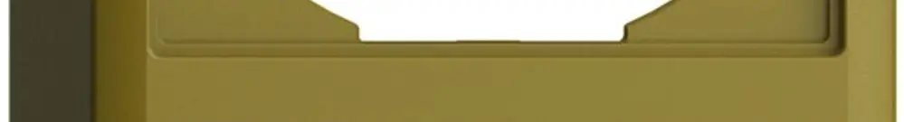 Capot EDIZIOdue 54mm I-I olive pour combinaison vertical/horizontal 