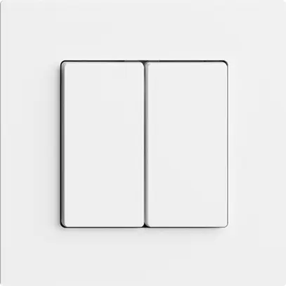 Station secondaire pour interrupteur 2c/2t WLAN Edue Wiser blanc 