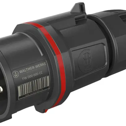 Spina CEE NEO 5P 16A 380…415V 6h rosso IP54 morsetto senza vite 