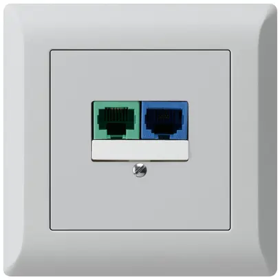 Scatola INC DSL kallysto.line 2×RJ45 grigio chiaro 