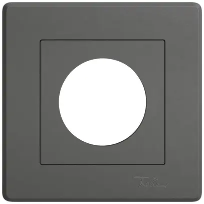 Kit di copertura INC EDIZIO.liv SNAPFIX® termostato 96×96×7mm grigio scuro IP20 