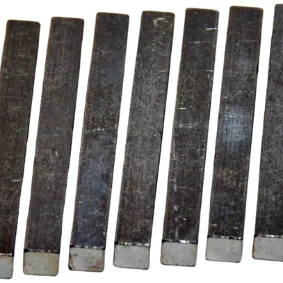 Goupille de compteur 80A 5×5mm L=42mm 4 pans goupille p.bornes à fiche 