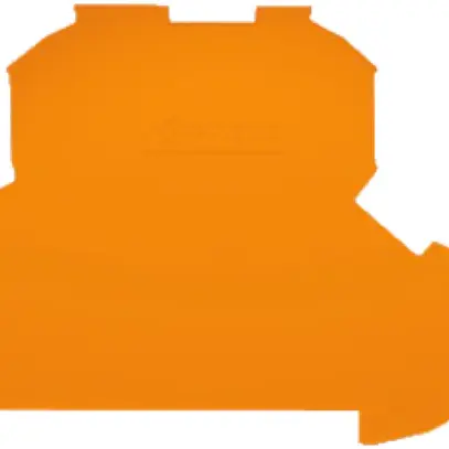 Paroi de fermeture WAGO TOPJOB-S orange 2P pour série 2002 