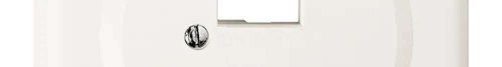 Kit frontale INC 1×RJ45 bianco FH R&M swissline 
