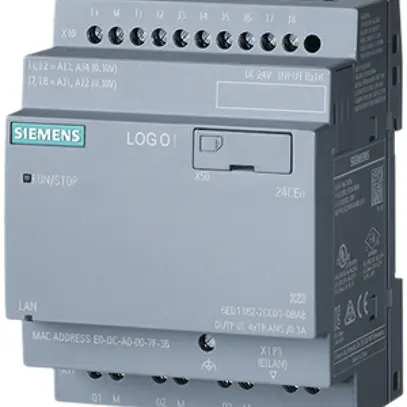 Modulo logico PLC Siemens LOGO!8.3 24CEO, 8ED(4EA)/4UD 