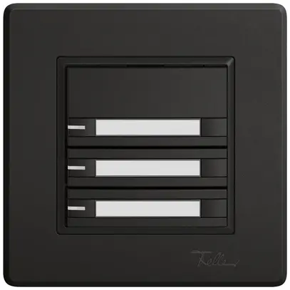Pulsante universale INC EDIZIO.liv UNI SNAPFIX® c.LED RGB 3× com.2T targ.ne 