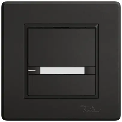 UP-Universaltaster EDIZIO.liv UNI SNAPFIX® m.LED RGB 1× 2-Tbed.Pap.sz 