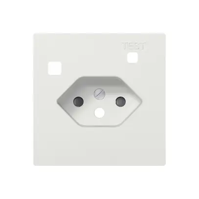 Kit di copertura SIDUS Z/E per presa FI T13 con shutter bianco 