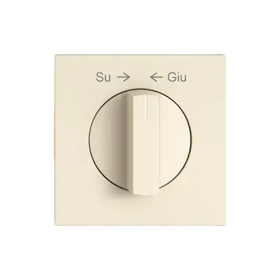 Kit di montaggio EDIZIO.liv SNAPFIX® p.pulsante girevole manop.Su → ← Giù cr 