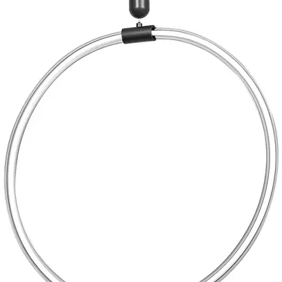 LED-Pendelleuchte LEDVANCE Decor Aura 18W 2000lm 830 Ø498 transparent vertikal 