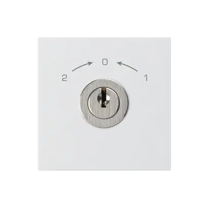 Contatto rotativo 1>0<2 bianco KAL con serratura Kaba 8 