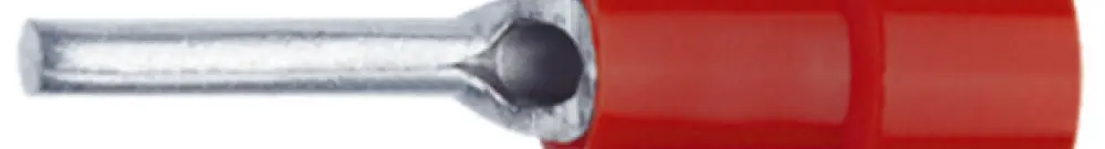 Capocorda pressione a perno isolato Ferratec 0.25…1.5mm² rosso 