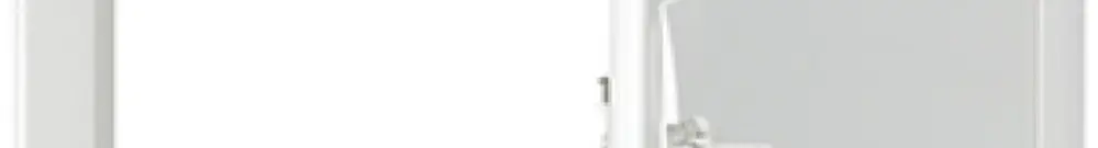 Cornice con porta Hager univers 603×553×10mm IP00 bianco per FW32U.. 
