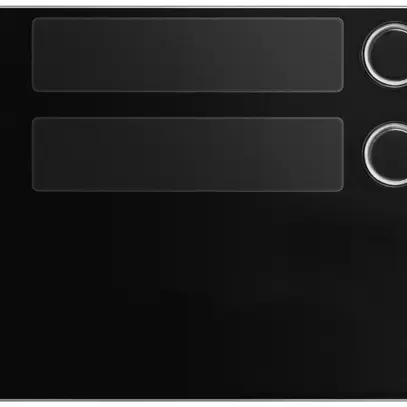 Plaque frontale pour module d'appel Urmet Alpha, 2×bouton, IP55, noir 