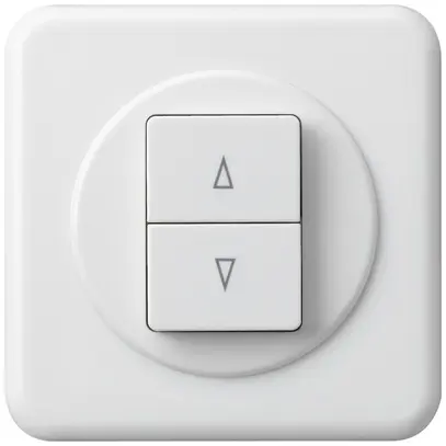 Kit frontal ENC basico blanc 86×86mm pour interr.p.stores double 
